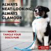 Rolled Leather Dog Leash 6Ft x 0.5 in for Small Medium and Large Dogs Heavy Duty Leash for Outdoor Walking Running Training Blue Color