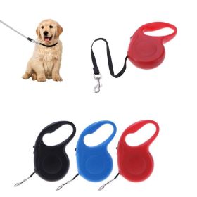 Durable Dog Leash Automatic Retractable Nylon Dog Lead Extending Puppy Walking Leads For Small Medium Dogs 3M / 5M Pet Products (size: 3m, Color: Red)