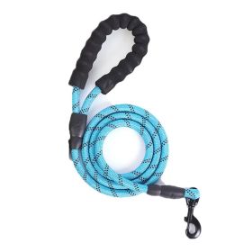 Strong Nylon Braided Dog Leash ; Pet Training Running Rope; Pet Supplies Pet Leash (size: S, Color: Blue)