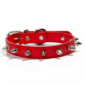 Anti-Bit Pet Necklace; Durable Dog Rivet Collar For Puppy; Pet Supplies (size: XL, Color: Black)