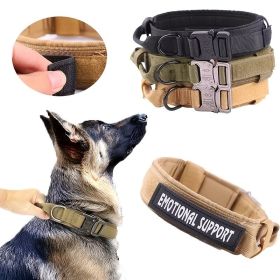 Pet Collar For Dog & Cat; Adjustable Nylon Outdoor Dog Collars For Medium Large Dogs; Dog Collar (size: XL, Color: Army Green)