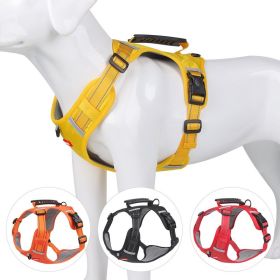 No Pull Pet Harness For Dog & Cat; Adjustable Soft Padded Large Dog Harness With Easy Control Handle (size: S, Color: Red)