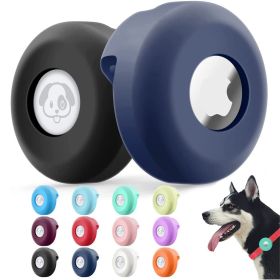 2pcs Silicone Airtag Case For Apple Cat Dog Collar Clip Cover Pet Anti-loss Locator Tracker Protective Sleeve Airtags Accessories (size: 2pcs, Color: Fluorescent Pink)