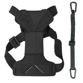 Pet Life Road-To-Safety Pet Dog Car Harness With Detachable Swivel Hook (size: X-Small, Color: Black)