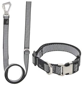 Pet Life 'Escapade' Outdoor Series 2-in-1 Convertible Dog Leash and Collar (size: small, Color: Grey)