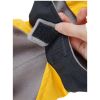 Dog Raincoat with Hood and Leash Hole, Adjustable Belly Strap, Reflective Strips